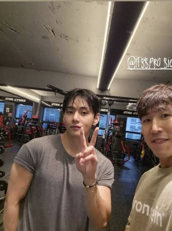 뷔 소셜 계정 캡처