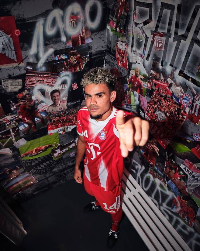 루이스 디아스. 바이에른 뮌헨 인스타그램