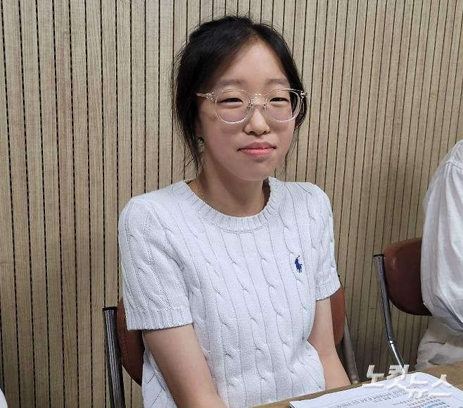 엄지인 학생. 충북CBS