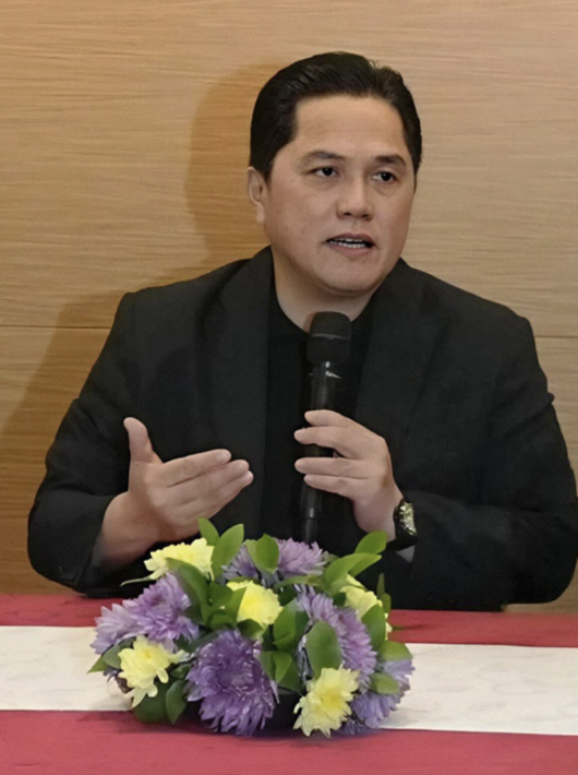 [사진] 에릭 토히르 인니축구협회장