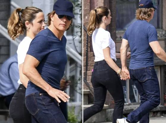 TMZ에서 공개한 톰 크루즈와 배우 아나 디 아르마스의 사진. TMZ 홈페이지 캡처