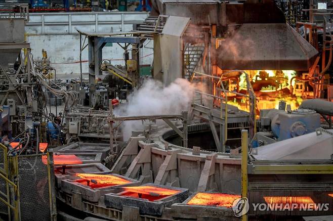 캐나다의 구리 정제소 [AFP 연합뉴스 자료사진. 재판매 및 DB 금지]