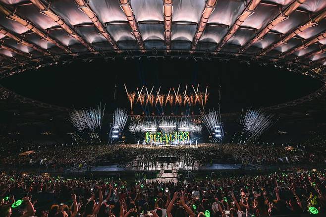 스트레이 키즈 로마 공연(사진=JYP엔터테인먼트)