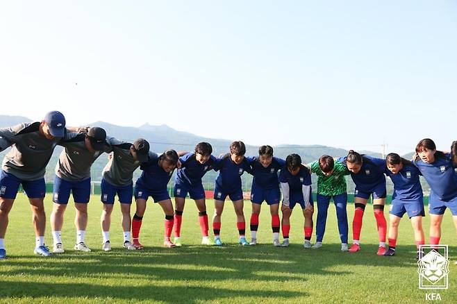 여자 U-19 대표팀. 사진 | 대한축구협회