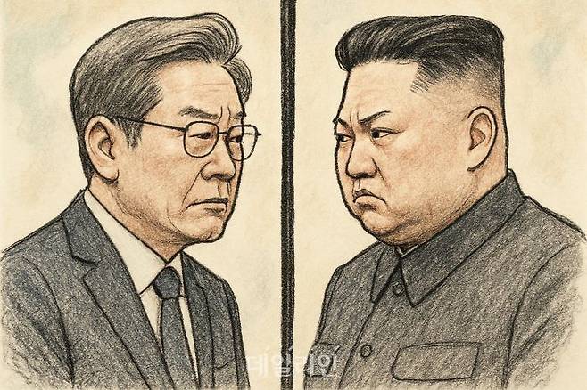 지난 7월 28일 김여정이 발표한 “조한 관계는 동족이라는 개념의 시간대를 완전히 벗어났다”라는 담화를 발표했다.ⓒ 데일리안 AI 이미지 삽화.