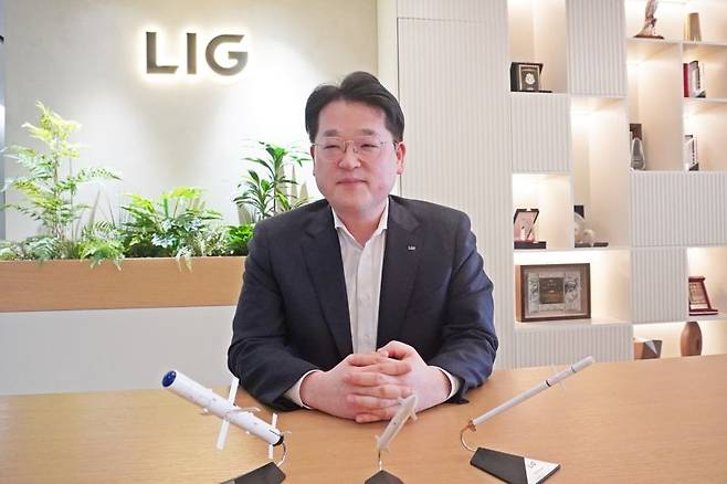 장동권 LIG넥스원 해외사업기획실장이 포즈를 취하고 있다. LIG넥스원 제공
