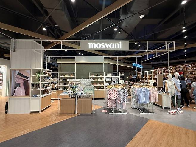 모스바니가 지난달 31일 경기도 화성시 '스타필드 마켓 동탄점'에 새로 매장을 열었다. 글로벌세아그룹 제공