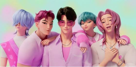 ‘케이팝 데몬 헌터스’의 사자보이즈. [사진 넷플릭스]