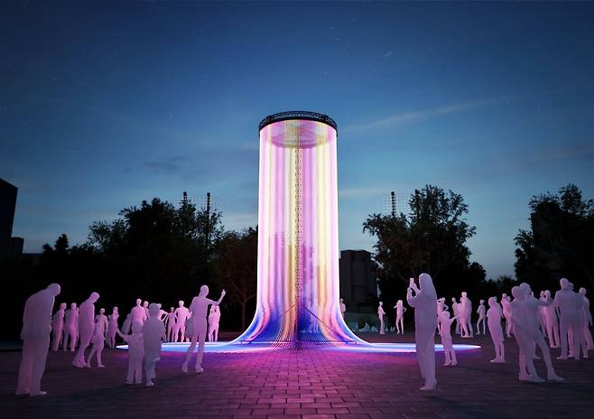 폴란드 뉴미디어 스튜디오 크사베리 컴퓨터리의 인터랙티브 인스톨레이션 작품 ‘FLUX’. /서울디자인재단