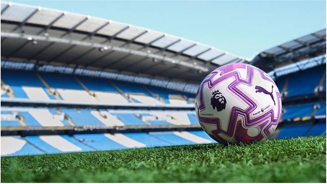잉글랜드 프리미어리그(EPL) 2025-26 시즌 공인구 ‘푸마 오르비타 얼티메이트 PL 브릴리언스’. 푸마 제공