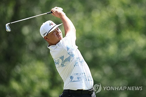 임성재의 아이언 스윙. 사진[AFP/게티이미지=연합뉴스]