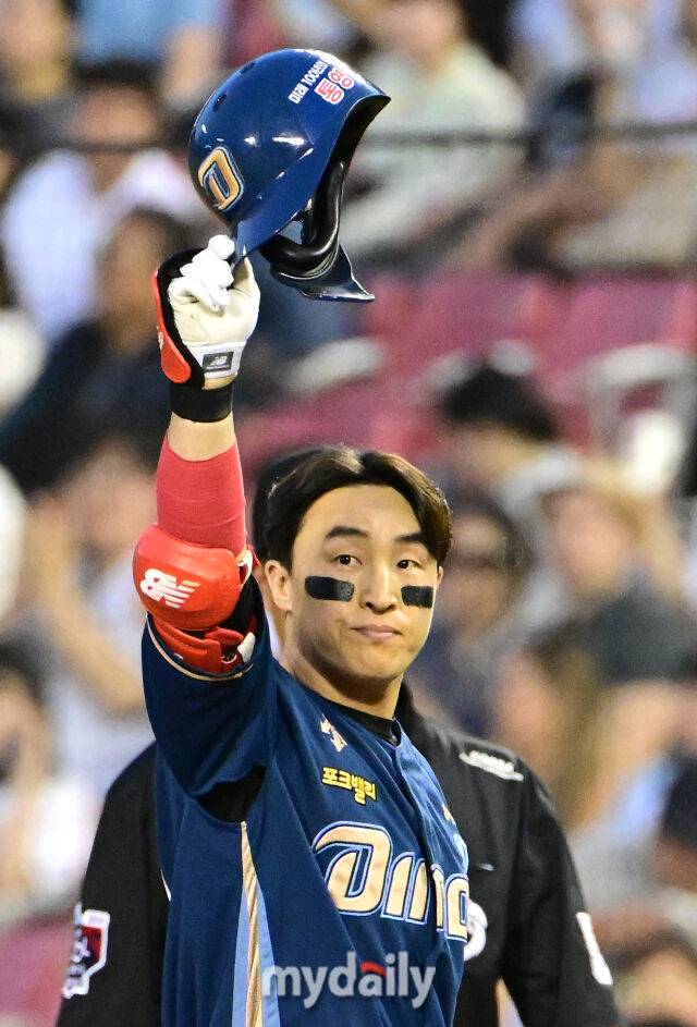 NC 다이노스 시절의 손아섭./마이데일리