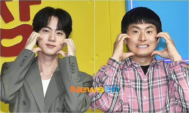 사진=왼쪽부터 진, 기안84/뉴스엔DB