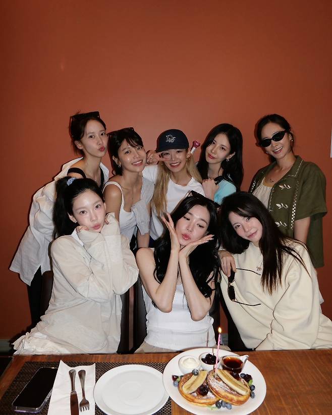 그룹 소녀시대. 티파니 SNS 캡처