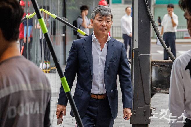 김건희 여사의 최측근이자 삼부토건 주가조작 의혹과 도이치모터스 주가조작 의혹을 받고 있는 이종호 전 블랙펄인베스트 대표. 류영주 기자