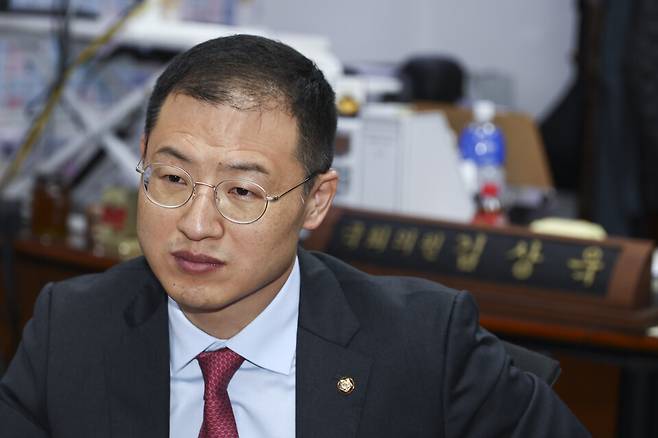 4월22일 오전 서울 영등포구 여의도 국회의사당 의원회관에서 김상욱 당시 국민의힘 의원(울산 남구갑)이 시사저널과 인터뷰를 나누고 있다. ⓒ시사저널 박정훈