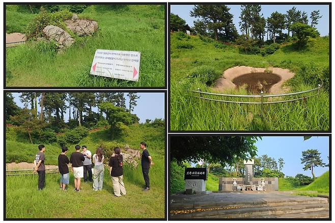 대전 열방중앙교회(목사 김성진, 사진 정면)에서 탐방 모임을 하고 있다. 사진제공|김성진 목사