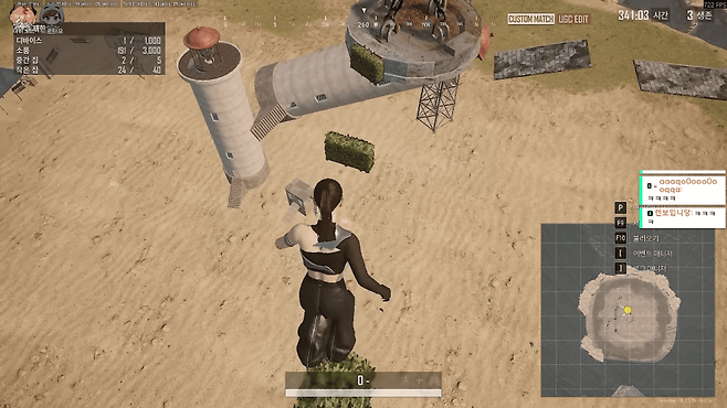 - 배틀그라운드 UGC로 만든 온리업! [출처: 악동 김블루 유튜브]