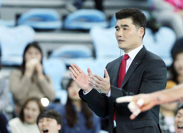 삼성화재 감독 시절의 임도헌. 연합뉴스