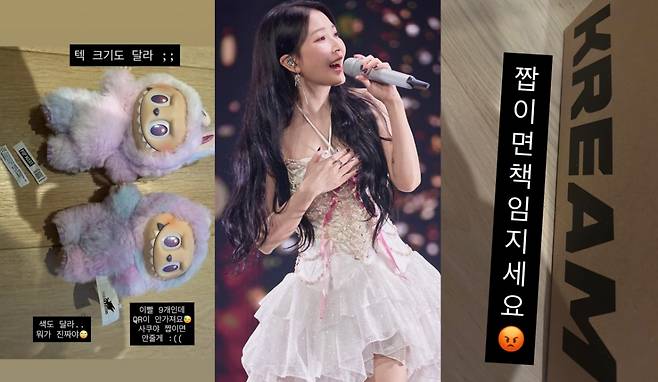 보아가 라부부 인형 가품 피해를 호소했다. /사진=인스타그램 갈무리