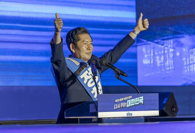 정청래 의원이 더불어민주당의 새 당 대표가 됐다. /사진=뉴스1(공동취재단)