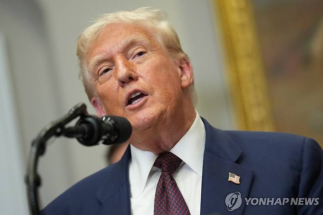 트럼프 미국 대통령 [EPA 연합뉴스 자료사진. 재판매 및 DB 금지]