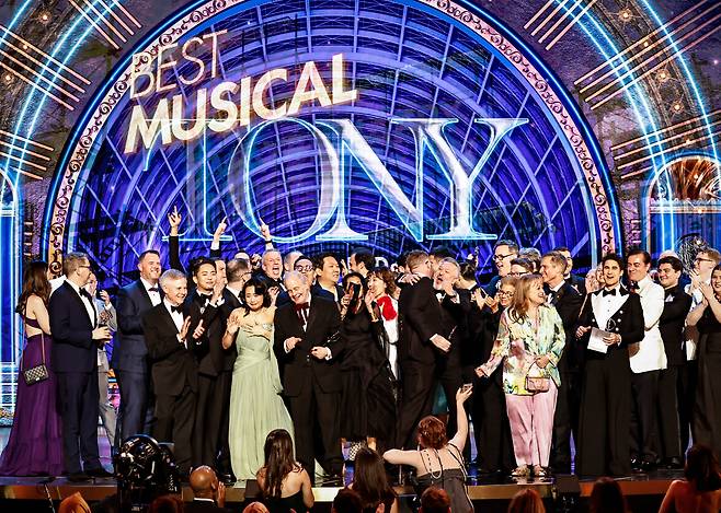 The K-musical "Maybe Happy Ending" won six awards, the most of any production this year, at the Tony Awards on June 8,2025./Getty Images Korea