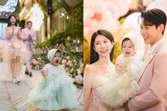 배우 이지훈이 딸 이루희양의 돌잔치 사진을 공개했다. / 이지훈 인스타그램 캡처