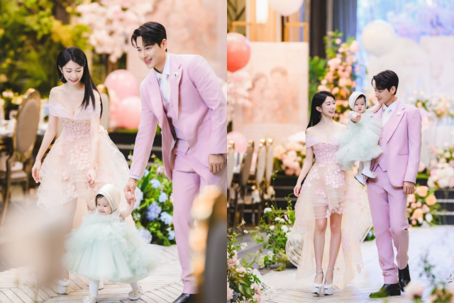 배우 이지훈이 딸 이루희양의 돌잔치 사진을 공개했다. / 이지훈 인스타그램 캡처