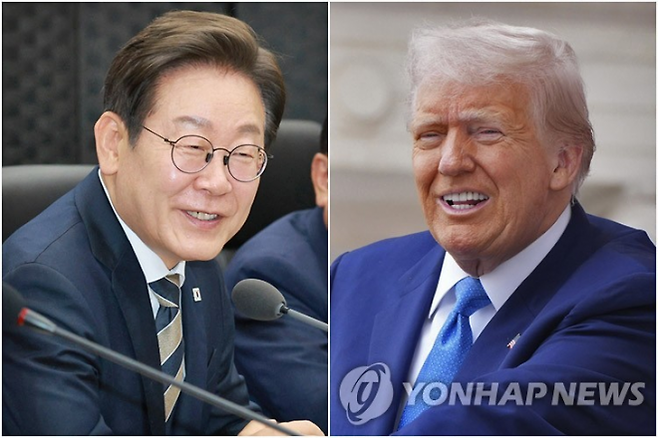 이재명 대통령과 트럼프 대통령 - 이재명(왼쪽) 대통령과 도널드 트럼프 미국 대통령. 연합뉴스