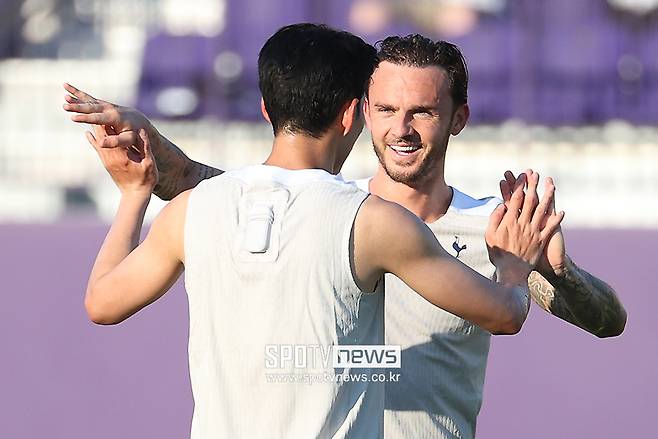 ▲ 제임스 메디슨 손흥민 ⓒ곽혜미 기자