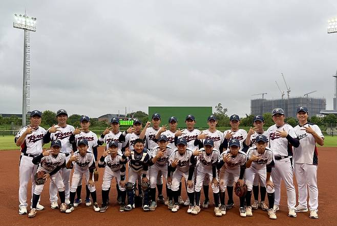 ▲ 12세 이하 야구월드컵 한국 대표팀. ⓒ KBSA