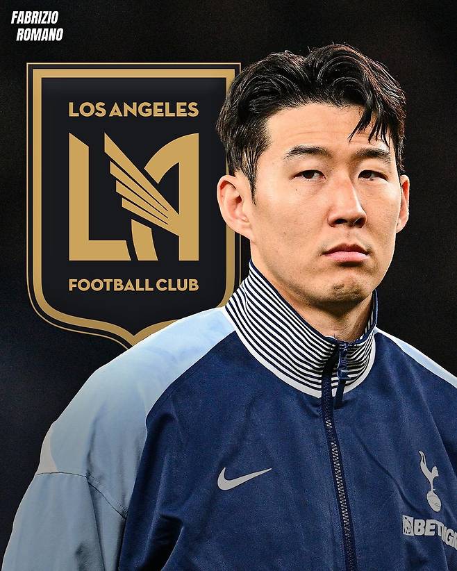 미국 로스앤젤레스(LA)FC 이적에 가까워진 토트넘 손흥민. /사진=파브리지오 로마노 SNS 캡처