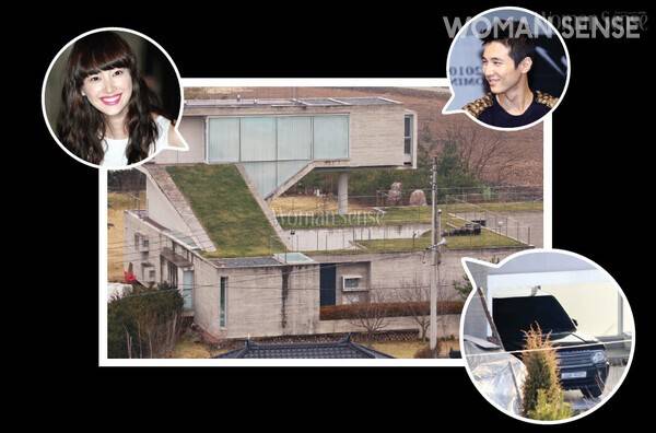 당시 촬영했던 취재 사진들. 원빈·이나영 부부가 머무는 '루트하우스'는 원빈의 부모님 집과 약 10m 거리에 있다. 부부는 바깥 출입을 삼갔고, 원빈의 가족 역시 은밀하고 치밀하게 산후 조리를 도왔다.