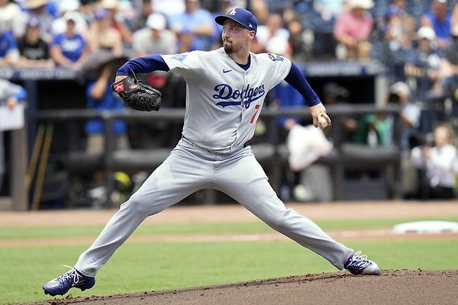 LA 다저스 블레이크 스넬. AP 연합뉴스