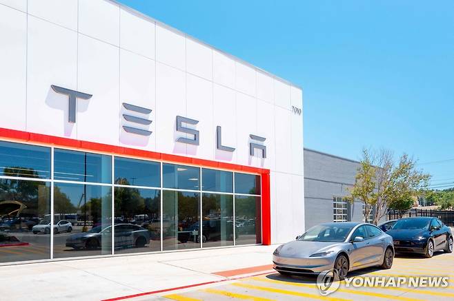 미국 텍사스주 오스틴에 위치한 테슬라 대리점 [AFP 연합뉴스 제공. 재판매 및 DB 금지]