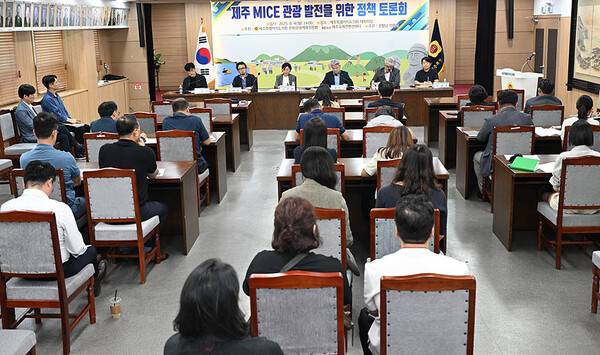 4일 열린 제주도의회 MICE관광 발전 정책토론회.