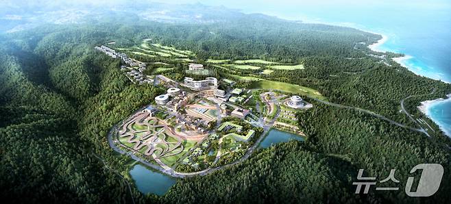 경북 포항시 호미곶 골프 리조트 조성사업 및 코스타 밸리 관광휴양지구 조감도. (포항시제공, 제판매 및 DB금자) 2025.8.4/뉴스1