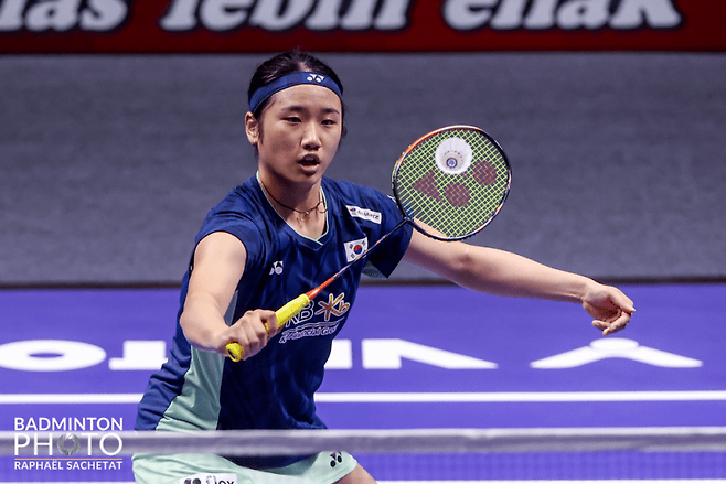 안세영의 정교한 백핸드 플레이 모습. 대한배드민턴협회 제공