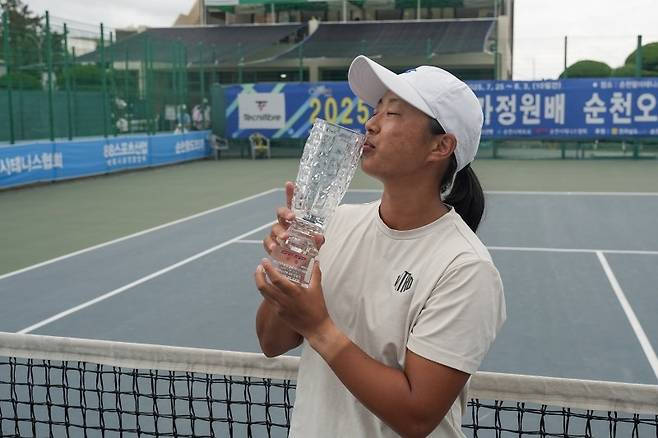 실업 무대에서 처음으로 정상에 오른 박은영(사진/김도원 기자)