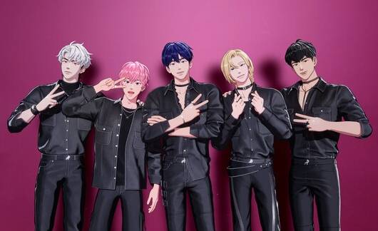 케데헌은 기존에 있던 가상 아이돌의 계보를 잇는다. 사진은 플레이브. [사진=플레이브 인스타그램]