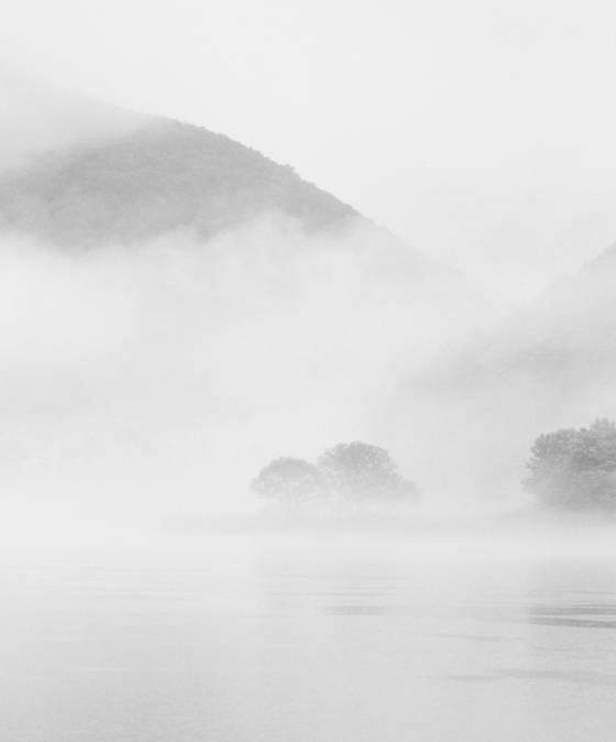 흑백 필름사진만 고집하는 민병헌(아래 사진) 사진가의 작품들. 강, rt125, 2012. gelatin silver print. [사진 민병헌]
