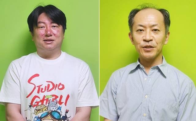남우현 부천교육지원청 교육복지조정자(왼쪽), 오다기리 마사타게 씨. 박화선기자