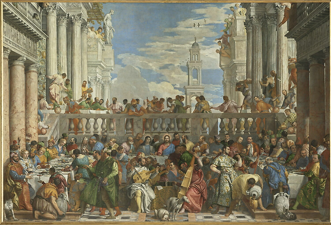 Veronese [Les Noces de Cana], 16세기 ©Musée du Louvre