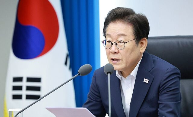 이재명 대통령이 지난달 30일 열린 비상경제점검 태스크포스(TF) 3차 회의에서 발언하고 있다.  이 대통령은 이날 배임죄의 제도개선 대책을 지시했다.