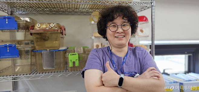 가톨릭대학교 의생명산업연구원 실험동물연구센터 주영신 실험동물전문수의사. /사진=정혁수