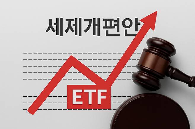 정부가 세제개편안을 통해 고배당 상장주에 대한 배당소득 분리과세 도입 방침을 밝히면서 ETF(상장지수펀드)에 대한 간접 수혜 가능성이 나온다. /사진=챗GPT 생성 이미지