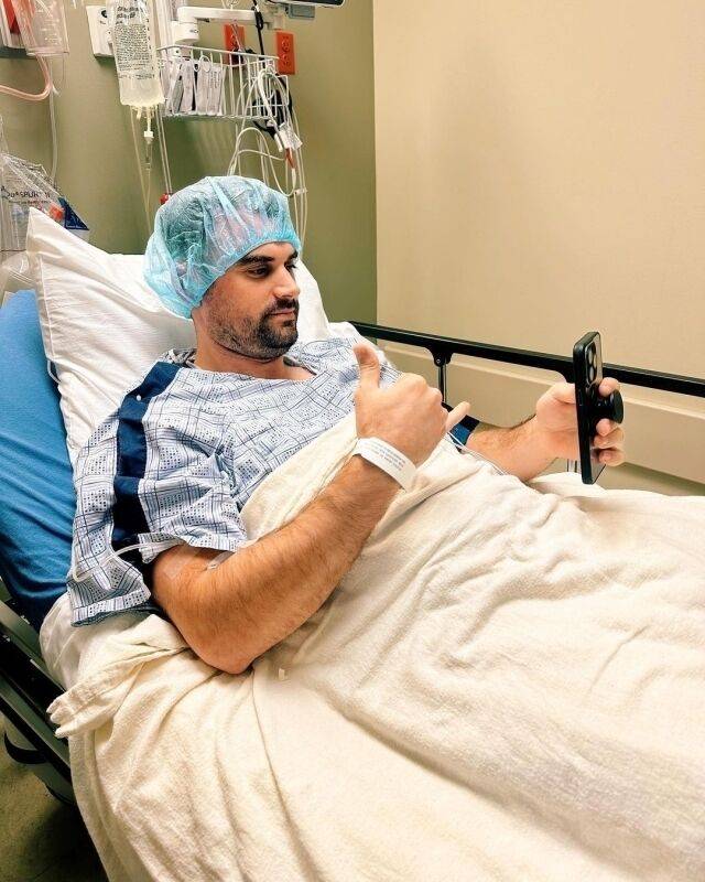 수술을 받은 플럿코/플럿코 아내 SNS