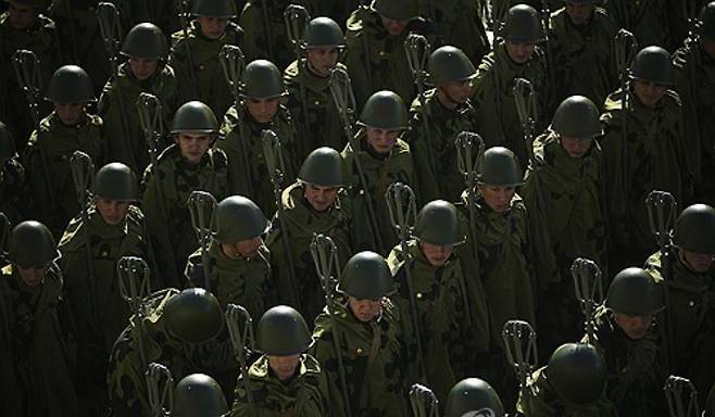 러시아 군인들. 연합뉴스