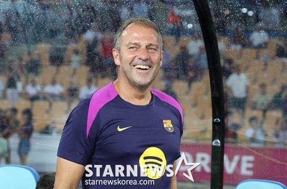 한지 플릭 바르셀로나 감독. /사진=김진경 대기자